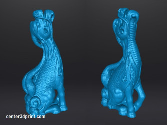 3D сканування статуетки дракона