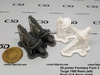 Клапан, 3D друк , смоли Tough 1500 та Rigid 10K від Formlabs