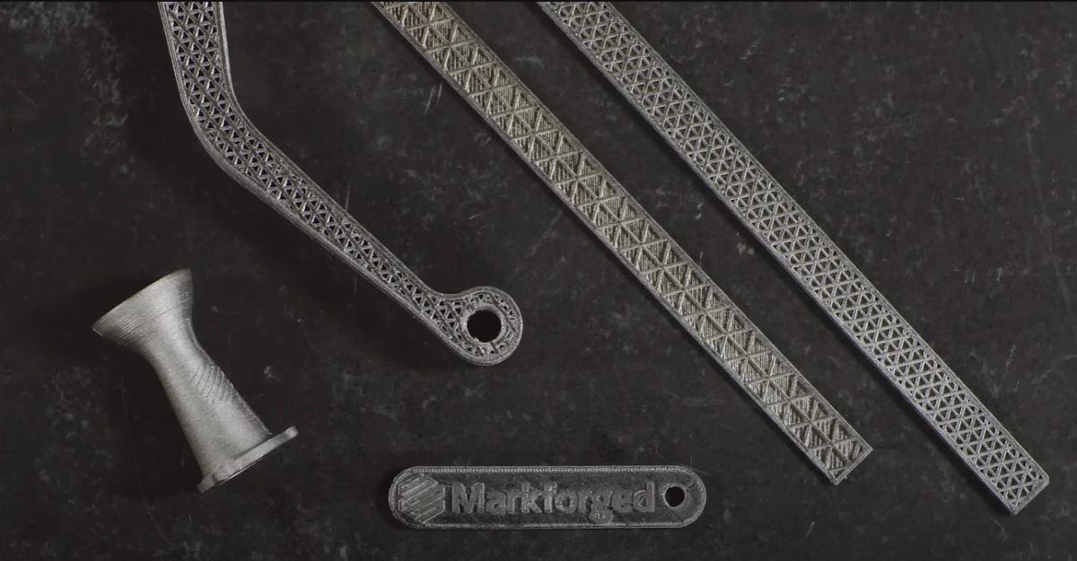 Готові металеві вироби, надруковані на 3D-принтері Metal X