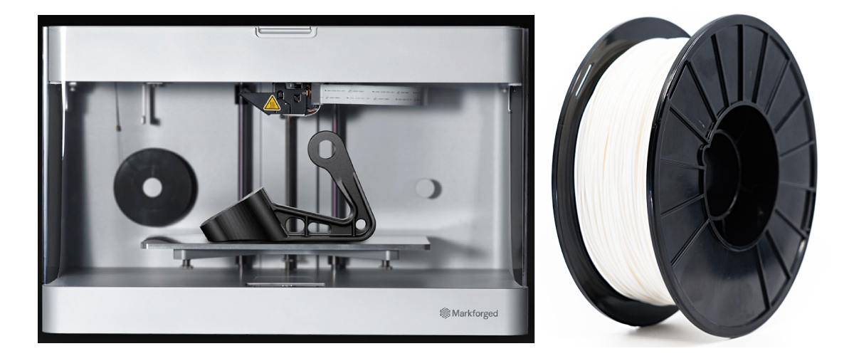 Філамент Nylon White 800cc для 3Д принтерів Markforged