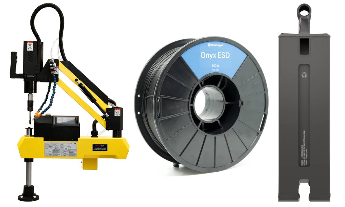 Markforged Onyx ESD V2 800cc Filament: areas of use