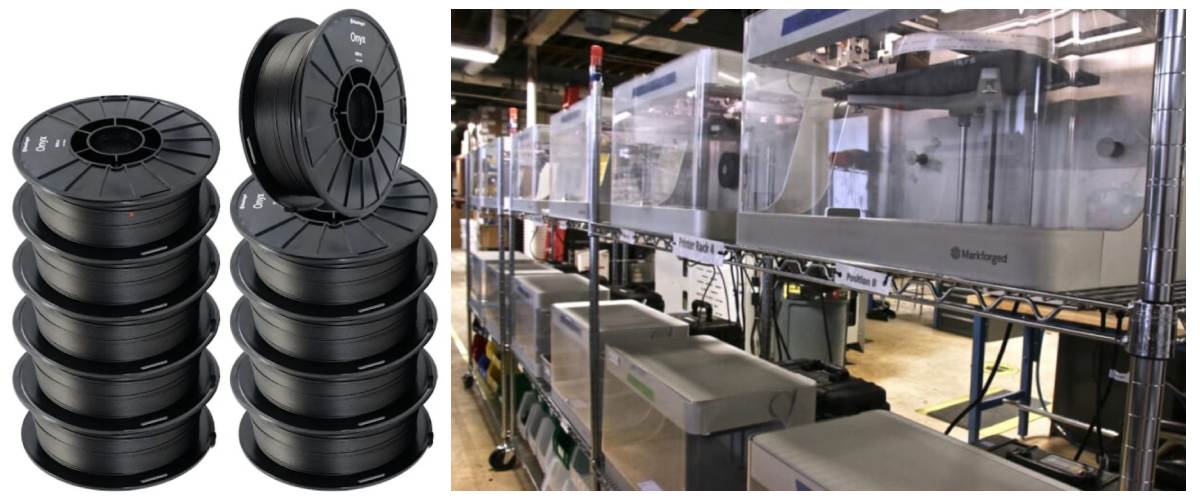 Набір котушок Markforged з Onyx (10x800cc), ферма 3D-принтерів