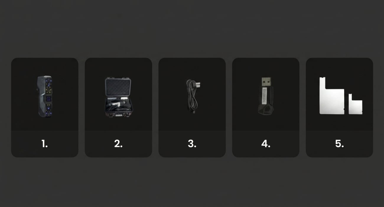 3DeVOK MT Gen2 package contents and accessories