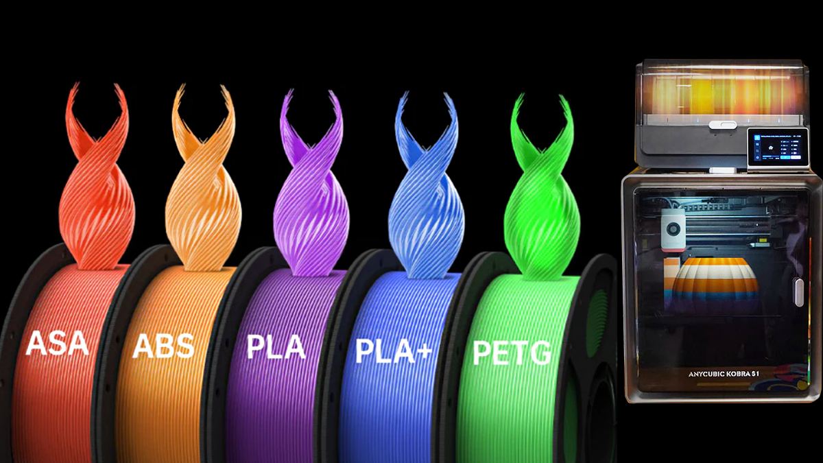 Anycubic Kobra S1 Combo: printing with different colors and materials
