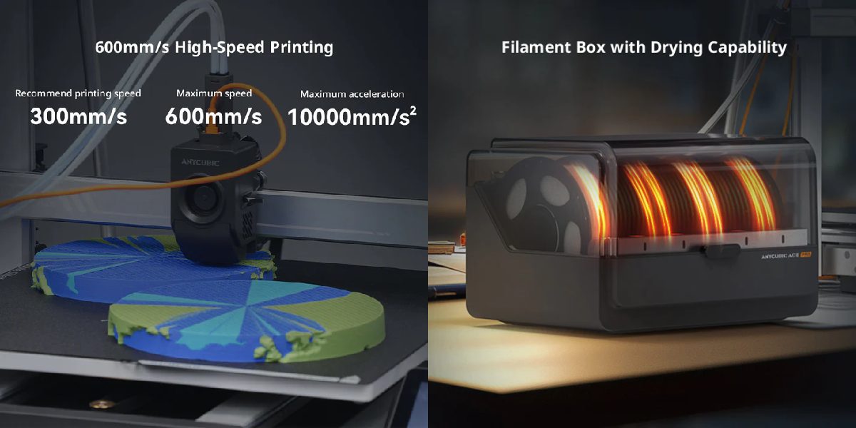 Obszar druku i mechanika Anycubic Kobra 3 Max