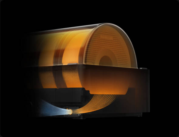 Схема механизма активной вентиляции для сушки филамента в AMS 2 Pro