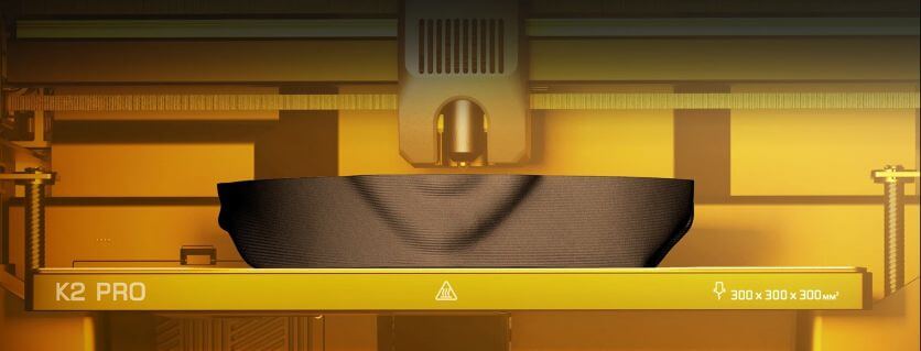 Діаграма активного підігріву камери Creality K2 Pro Combo до 60°C.