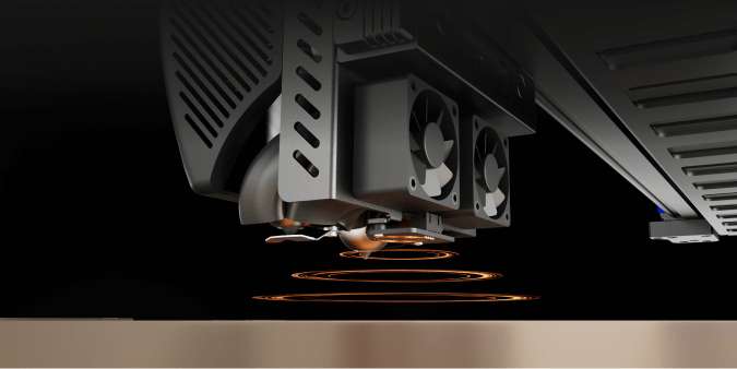 CreatBot D1000 Pro HS with Eddy Current Bed Leveling, offering 0.001 mm accuracy for exceptional print detail and dimensional stability.