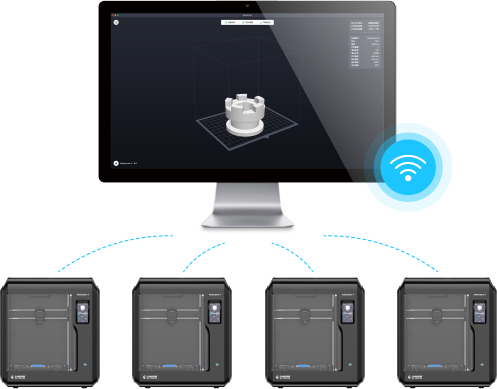 Flashforge Adventurer 4 3D printer with big print volume