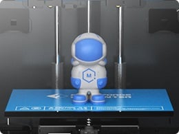 Multi-material printing mode in 3D printer Flashforge Creator Pro 2