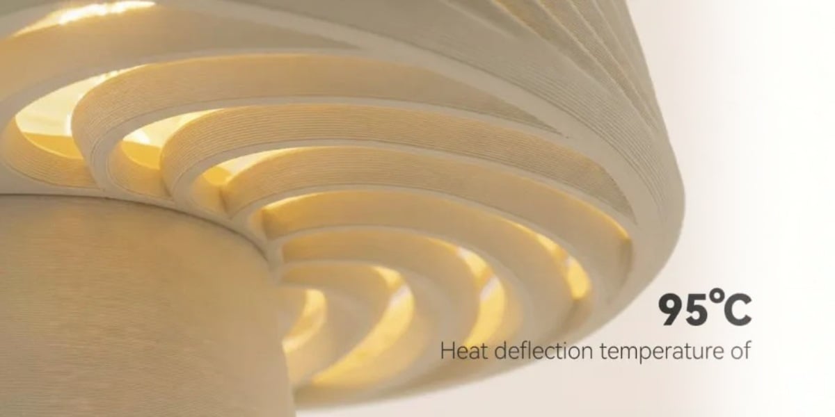 Demonstration der Hitzebeständigkeit des KLEMA ABS Filaments.