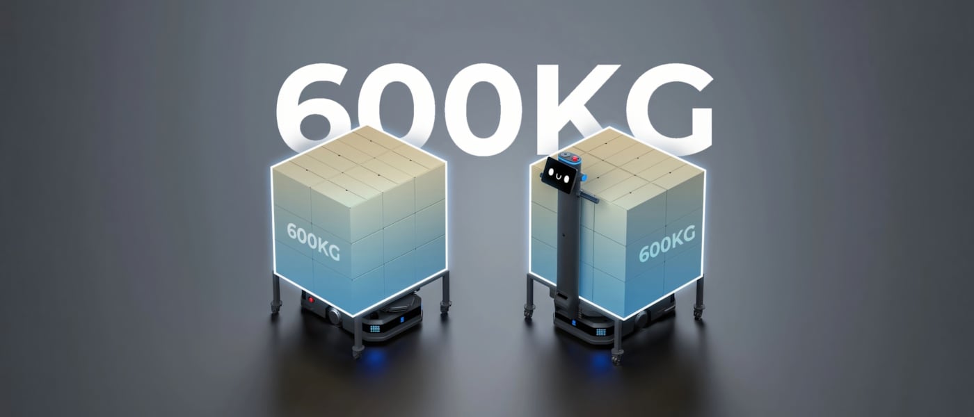 PUDU T600 with a load capacity of up to 600 kg