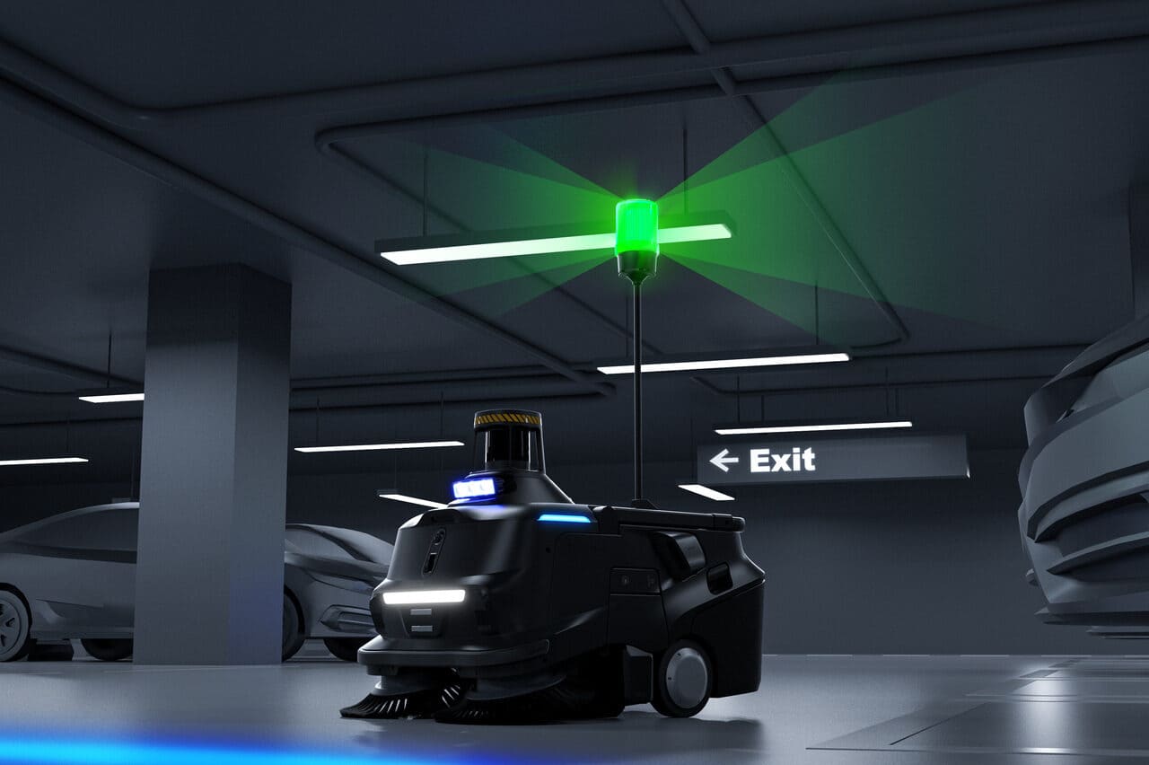 PUDU MT1 Max industrial cleaning robot with 3D LiDAR