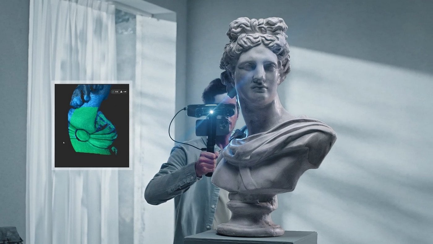 Revopoint MetroY в роботі