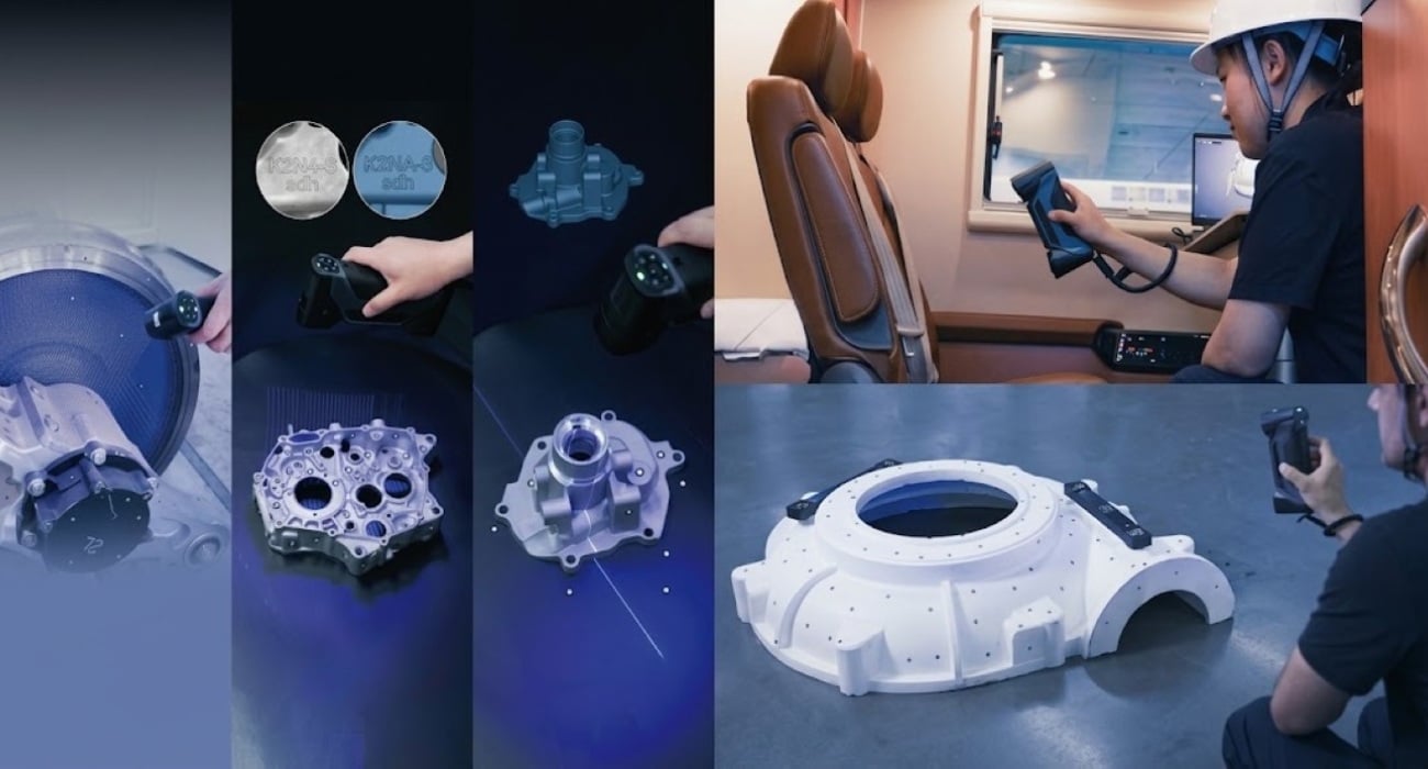 SHINING 3D FreeScan Combo+ Wireless modes and applications