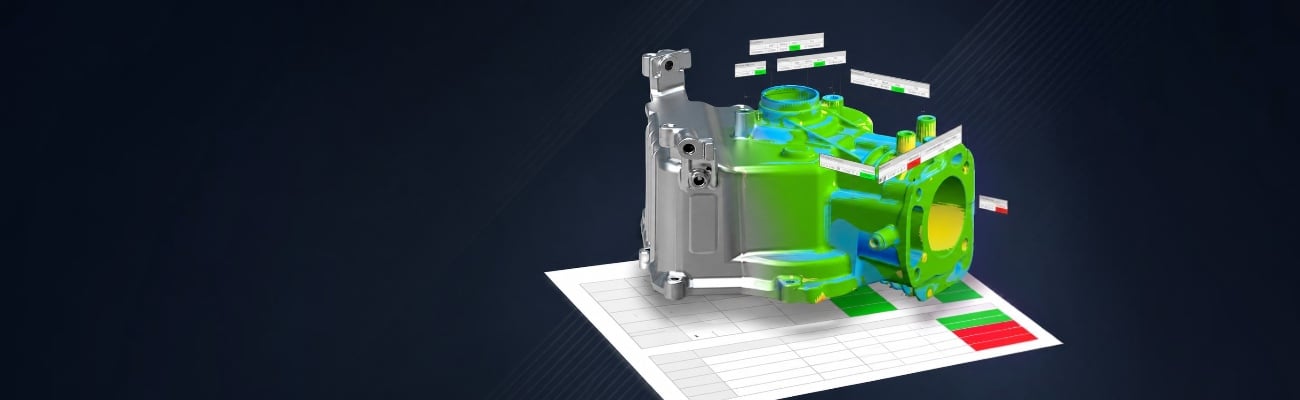 Automated part inspection with SHINING 3D OptimScan Q9