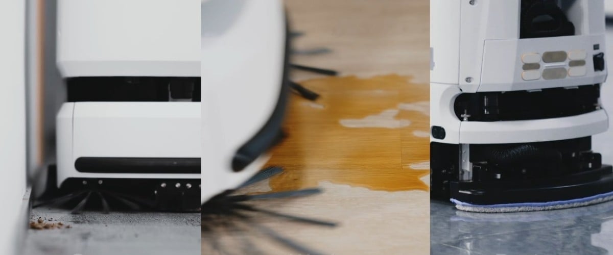AgiBot C4 brushes and floor mopping system