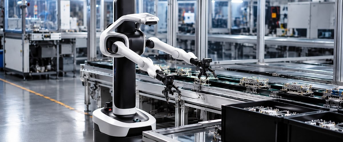 AgiBot G2 Air na linii produkcyjnej