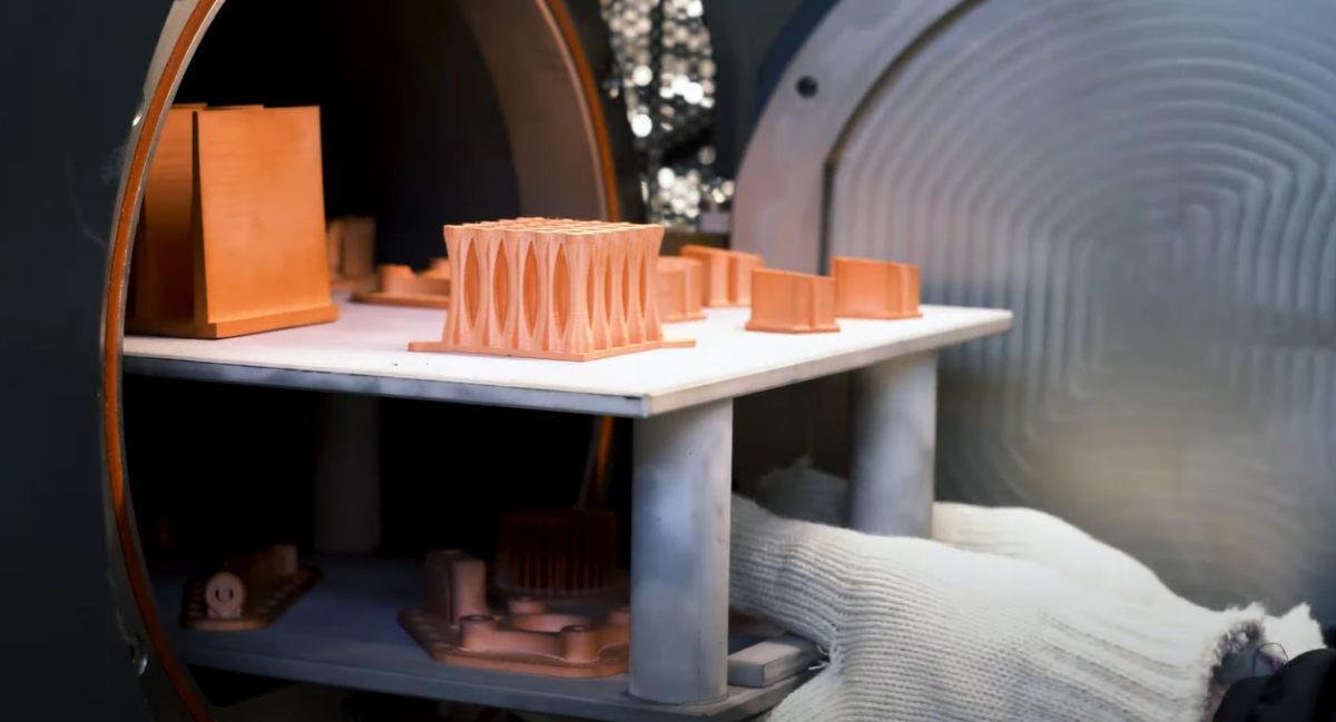 3D printing with Markforged copper filament