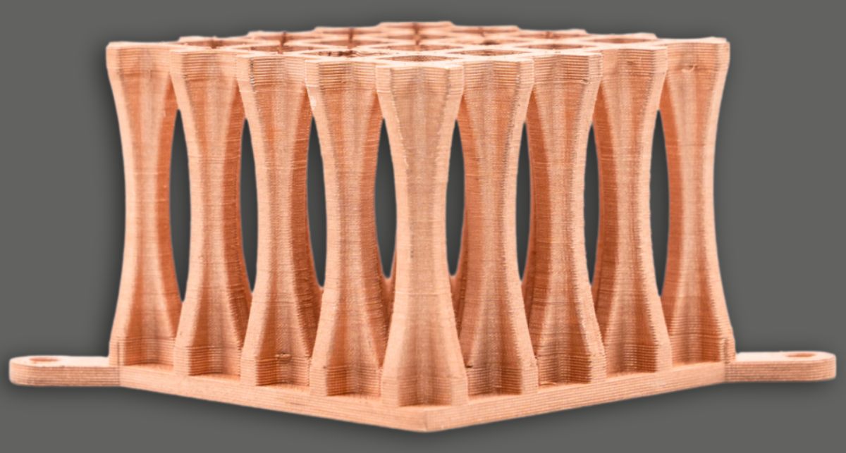 Markforged Copper 200cc Filament: finished product
