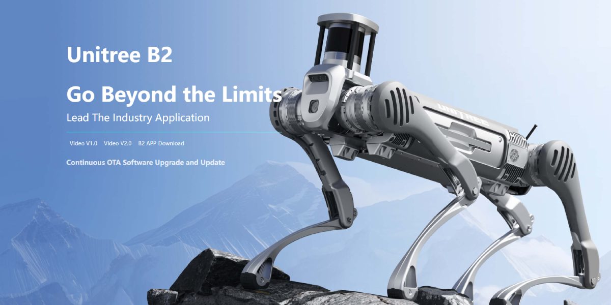 Zewnętrzne interfejsy podłączenia sprzętu do Unitree B2