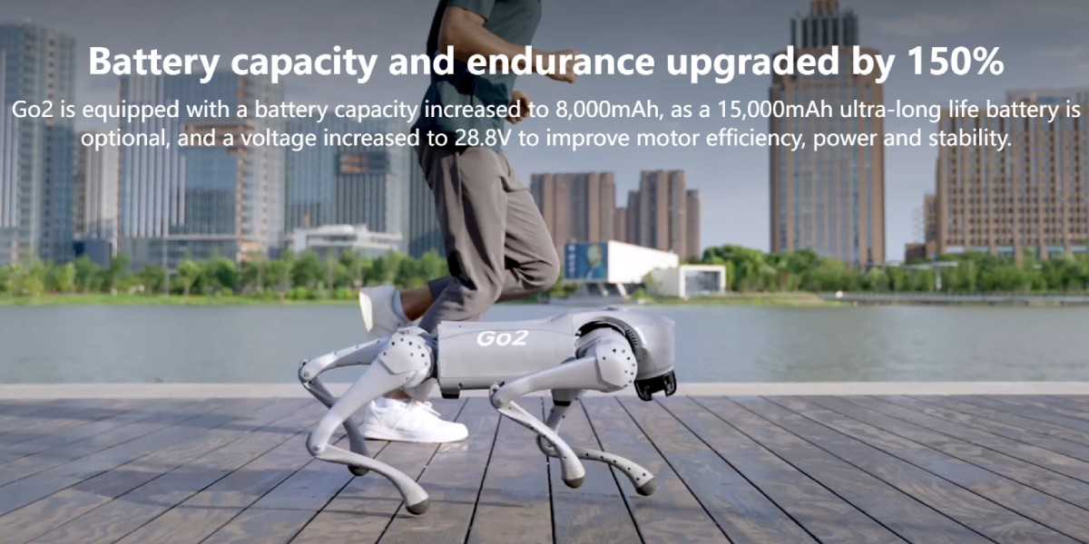 Робособака Unitree Go2 Edu Flagship – U4 на пробіжці