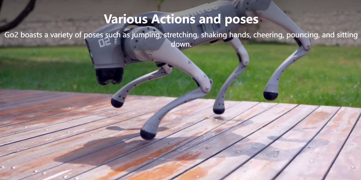 Робособака Unitree може ходити, бігати та стрибати