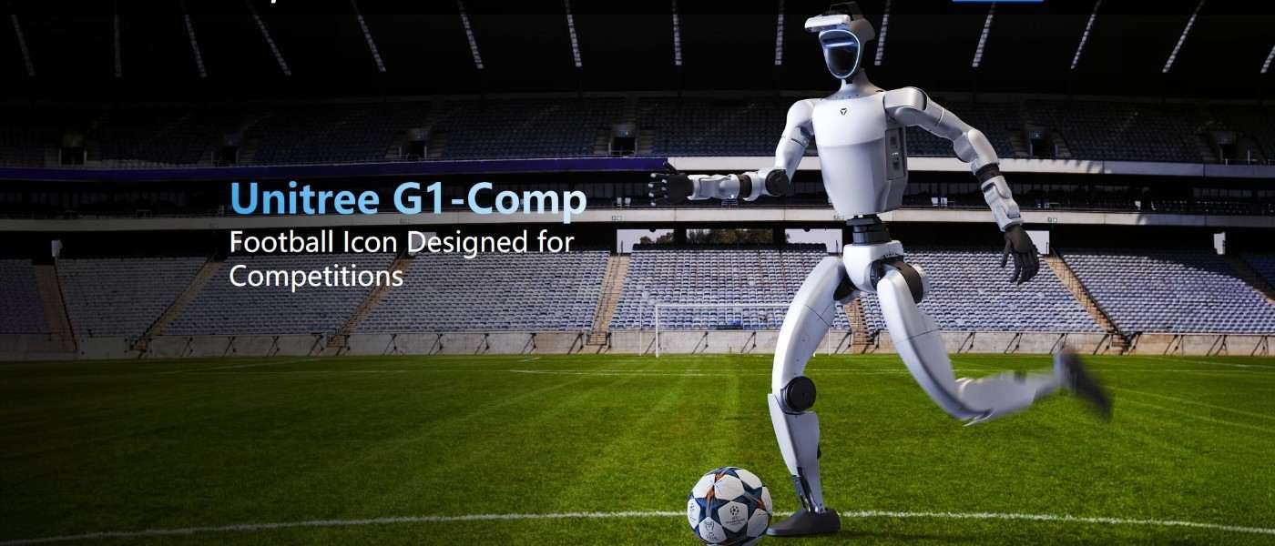 Unitree G1-Comp humanoidalny robot do zawodów piłkarskich