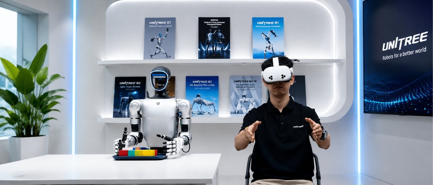 Unitree G1-D Standard D-U4 do nauki robotyki i testowania manipulacji
