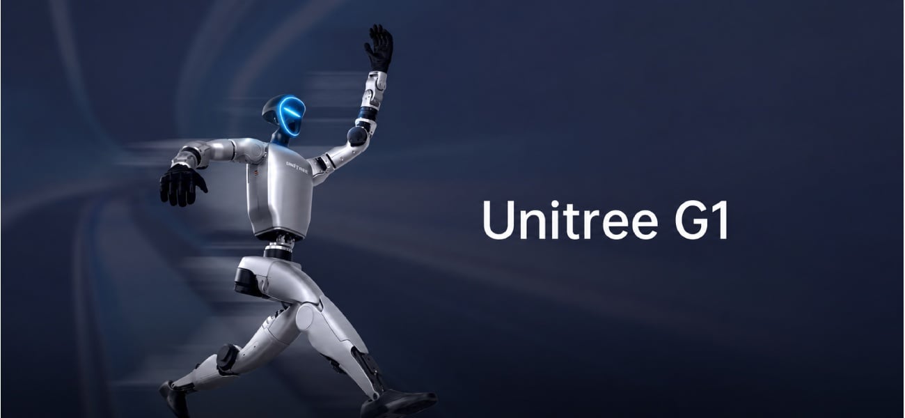Unitree G1 Edu Advanced U2 humanoid robot in motion