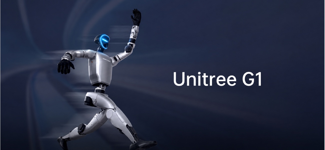 Unitree G1 Edu Pro біжить з високою швидкістю та стабільністю
