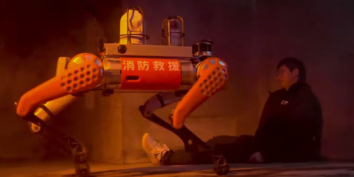 Використання Unitree Go2 X при ліквідації пожежі