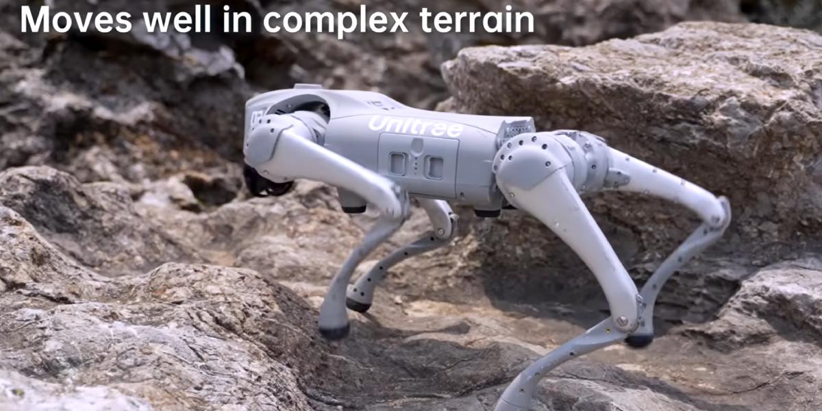 Дослідження рельєфу Unitree Go2 Edu Laser Intelligent U3