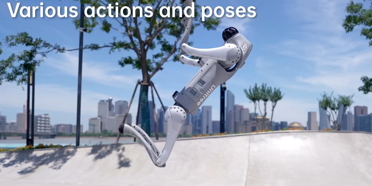 Робособака Unitree Go2 – стрибки