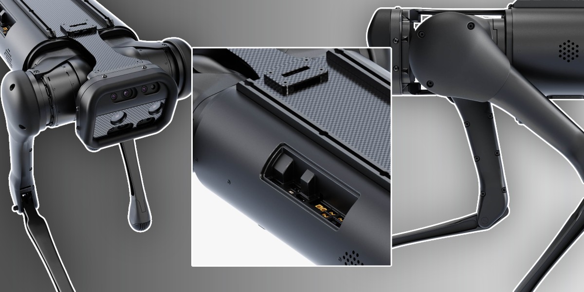 Міцний корпус робота Unitree Aliengo, готовий до навантажень