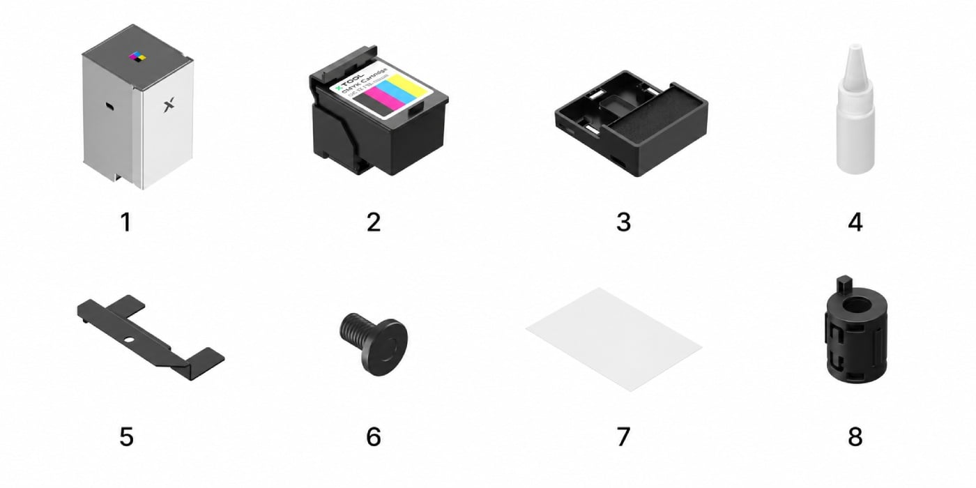 Kompletacja modułu CMYK dla laserowego grawera xTool M2.