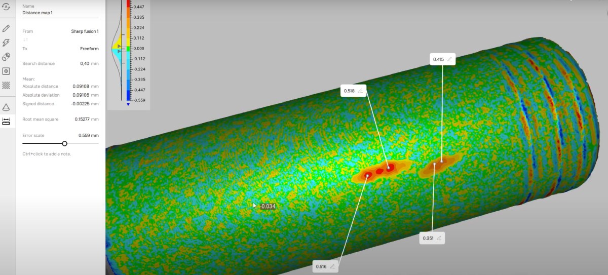 Artec Leo: можливість кольорового сканування