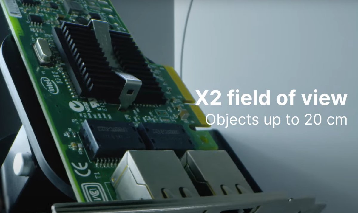 Скануйте об'єкти розміром до 20 см