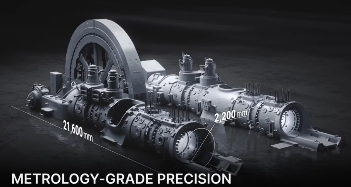 Область сканування 3D-сканера Artec RAY II