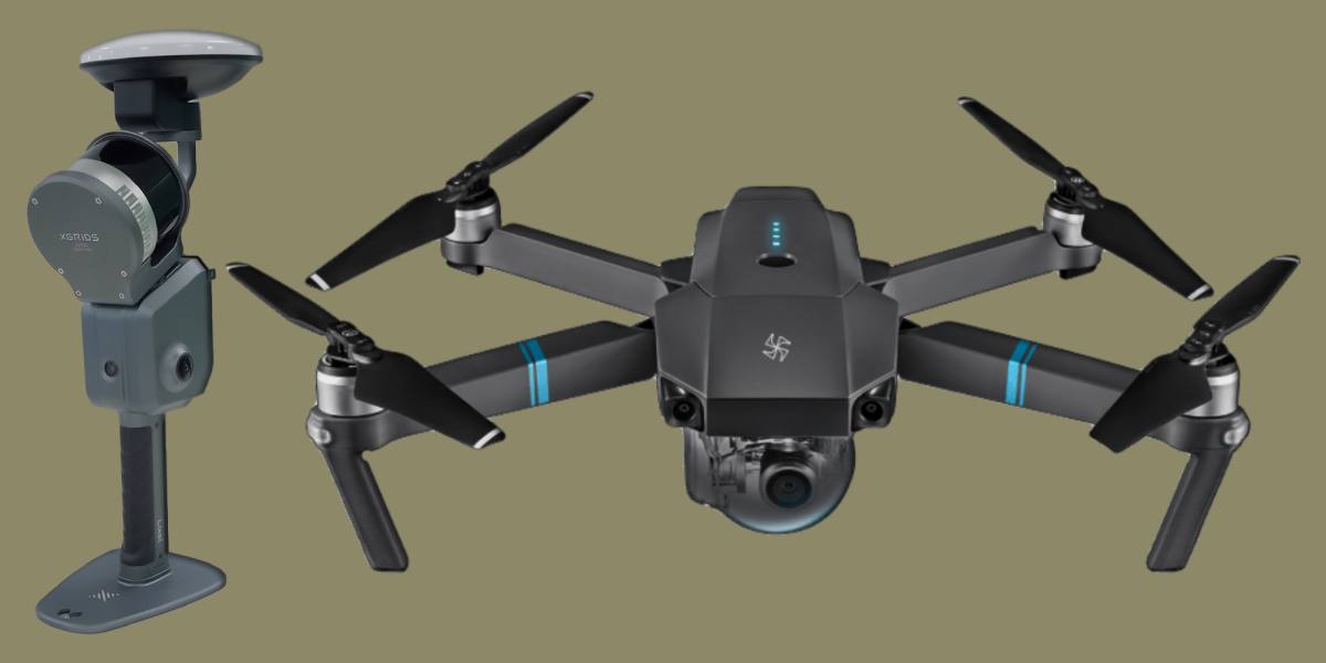 3D-сканери XGRIDS серії L2 можливість 3D-сканування з Дрона