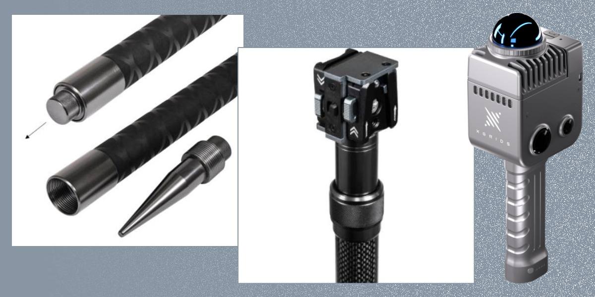 XGRIDS K1 Комплект подовжувальної стійки 2 м, фото комплекту