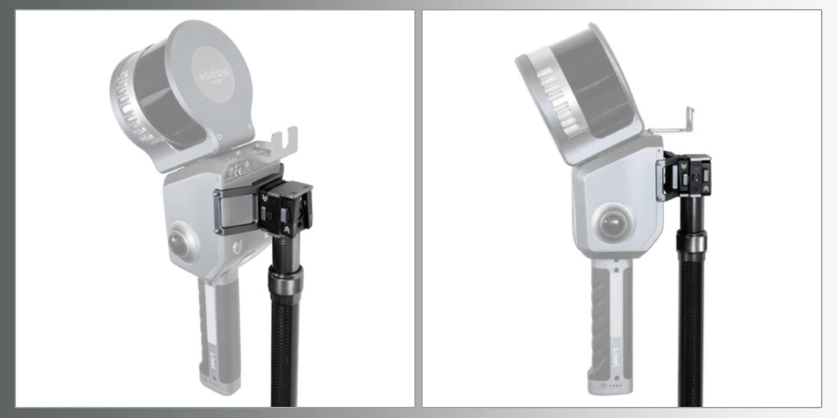 XGRIDS L2 Pro: кріплення 3Д сканера на подовжувач