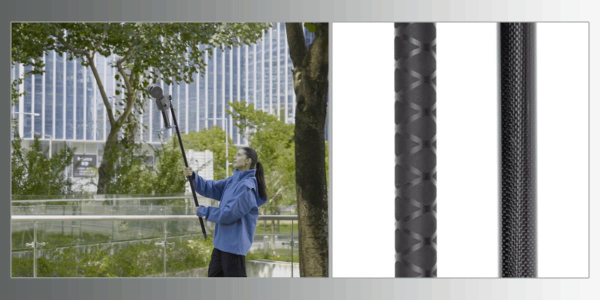 Комплект подовжувальної стійки XGRIDS L2 Pro 2 м, фото роботи