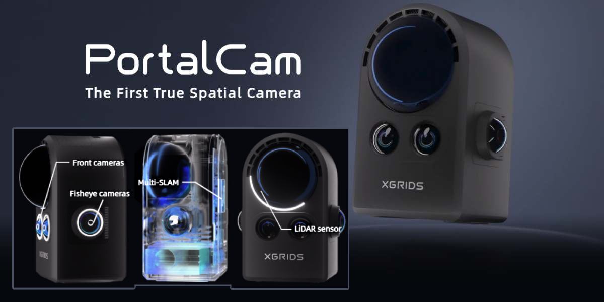 XGRIDS 3D-камера PortalCAM: 4 камери, Lidar