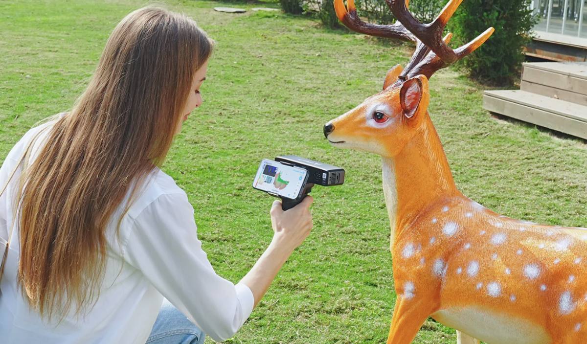 3D сканер Creality: 3Д сканирование на улице