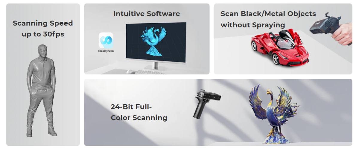 3D сканер Creality Otter Lite: широкі можливості