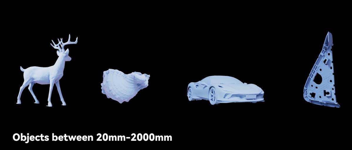 Діапазон сканування на Creality Otter Lite