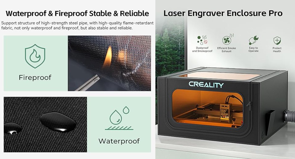 Вогнетривкий, із захистом від води чохол для гравера Creality