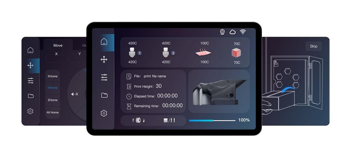 7-дюймовий сенсорний екран