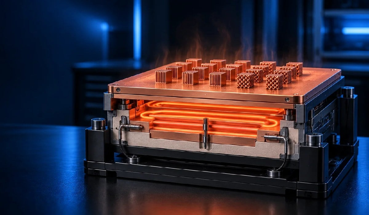 FastForm AiForm-G2 — підігрів робочої платформи під час 3D-друку металом